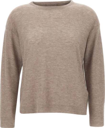 Fabiana Filippi Dame Strikkevarer Beige L,