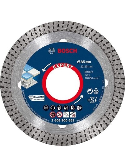 Bosch Diamantskive HardCeramic 85 mm for Flis og Stein Bosch Diamantskive HardCeramic 85 mm for Flis og Stein
