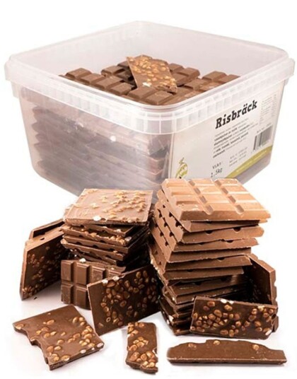 1,5 kg Risbräck Sjokoladeplater med Puffet Ris
