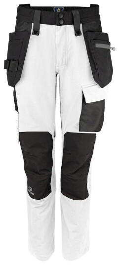 ProJob 5564 Håndverksbukse Stretch Dame White C48