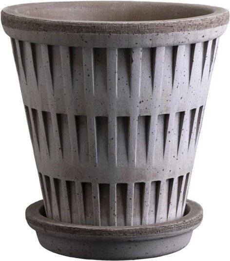 Bergs Potter Pantheon raw krukke Grey, Ø25 cm