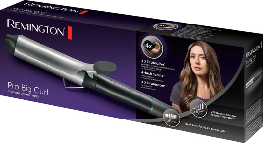 Remington Pro Big Curl Titanium Ceramic Tong Svart