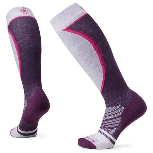 Smartwool W's Ski Targeted Cushion OTC Socks Purple Iris S