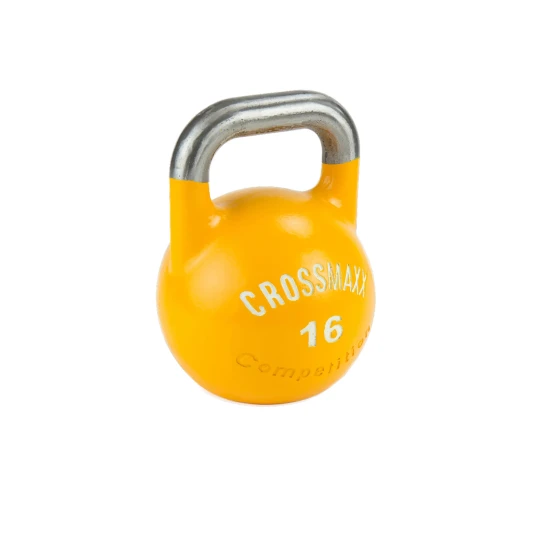 Crossmaxx Competition Kettlebell 16 kg. Produsert i støpejern ekstremt holdbar. Bruk til funksjonell trening som crossfit utstyr og hjemme. Crossmaxx Competition Kettlebell 16 kg. Produsert i støpejern ekstremt holdbar. Bruk til funksjonell trening som crossfit utstyr og hjemme.