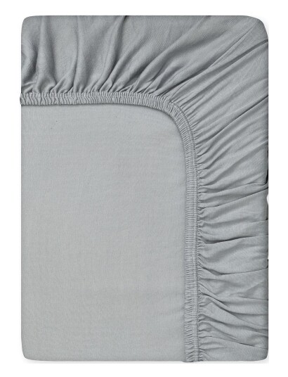Engholm Textiles Jersey Faconlagen - Grey - 160X200X45CM