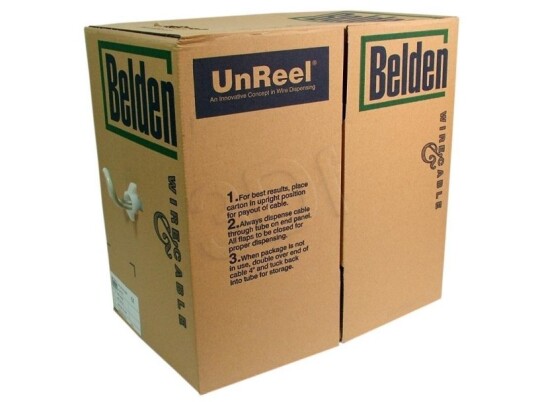 Belden Kabel Belden U/Utp Cat5e Ledning Pvc 305M Bl-1583E.00U305 Belden Kabel Belden U/Utp Cat5e Ledning Pvc 305M Bl-1583E.00U305