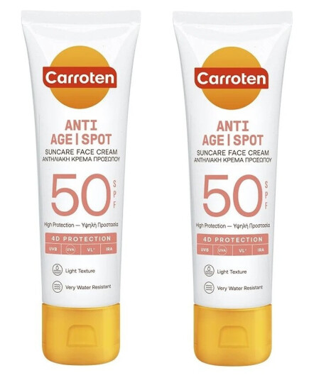 Carroten 2 x Face Antispot Cream SPF 50 50 ml