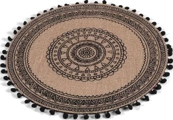 Douceur D`Interieur Podkładka Tassel - Renata Czarna Śr. 38