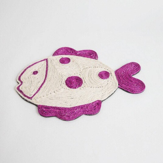 Fisk Klorematte Til Katt I Sisal 48X36Cm