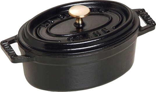 Staub Gryte La Cocotte oval 11 cm 0,25 l Svart Staub Gryte La Cocotte oval 11 cm 0,25 l Svart