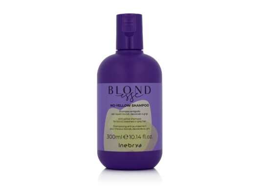 Inebrya_Blondesse No-Yellow Shampoo Shampoo For Blondt Bleket Stripete Og Grått Hår 300Ml
