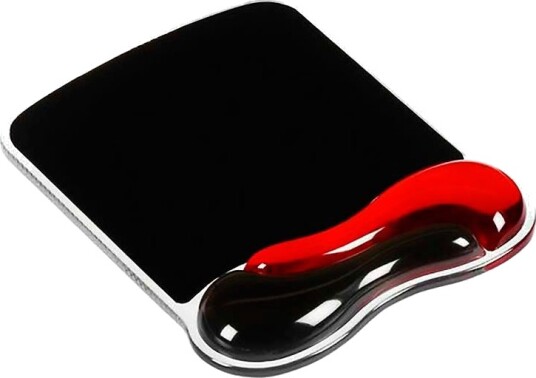 Kensington Duo Pad MusemÃ¥tte med HÃ¥ndleddstÃ¸tte 24x18,2cm RÃ¸d