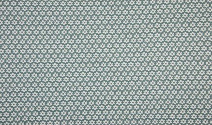 Diverse Minimals Bomullspoplin Stoff Print 23 Flower Dusty Green 145Cm 50 Cm