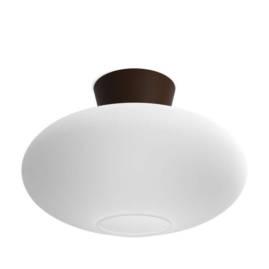 Belid Bullo Taklampe XL Ø38 Oxid/Opal Belid Bullo Taklampe XL Ø38 Oxid/Opal