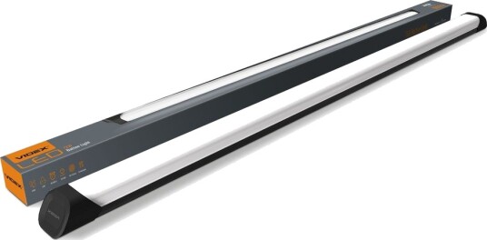 Videx 120cm 72W LED armatur 5000K sort 8000 lumen Kulør : Nøytral Videx 120cm 72W LED armatur 5000K sort 8000 lumen Kulør : Nøytral