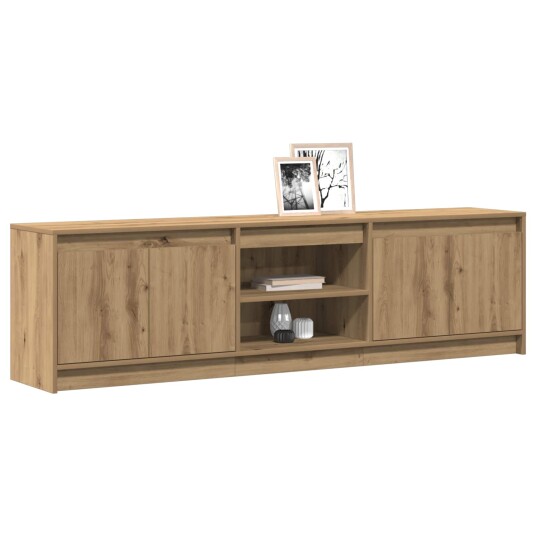 TV skap Brun 182 x 34 x 50 cm Konstruert tre TV skap Brun 182 x 34 x 50 cm Konstruert tre