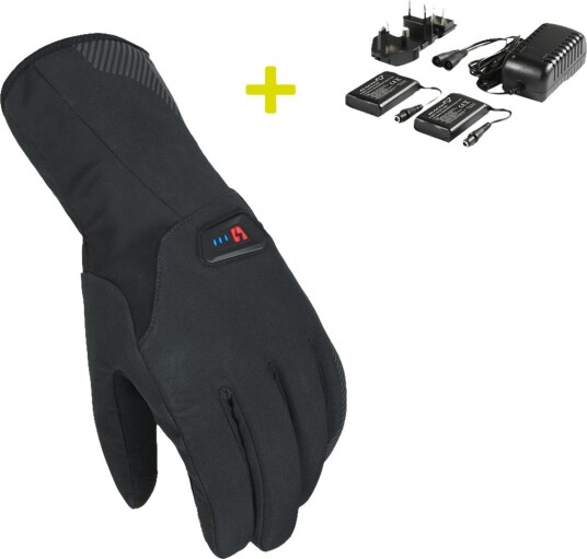 MC-Hansker Macna Spark RTX Sett Svart XL
