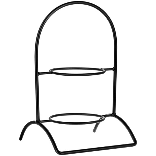 VEGA Etasjestativ Owosso 2 nivåer; 23.3x35x21.4 cm (BxHxD); Svart