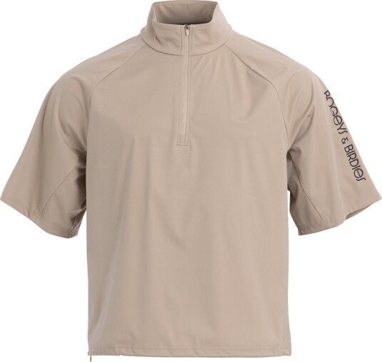 Bogeys & Birdies M Windbreaker SS 1/4 Zip Beige Golfjakke herre Beige Large