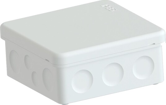 Temo International Koblingsboks Hvit IP65 88x88x40mm Med Strekkavlaster Temo International Koblingsboks Hvit IP65 88x88x40mm Med Strekkavlaster