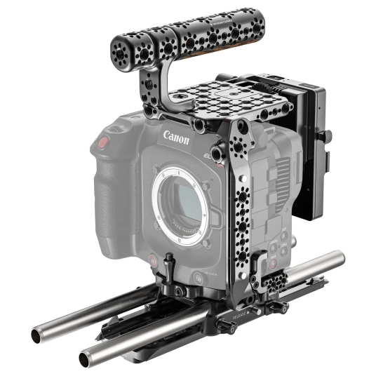 Wooden Camera Elite Accessory System For Canon EOS C80 (V-Mount) Wooden Camera Elite Accessory System For Canon EOS C80 (V-Mount)