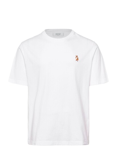 Maison Kitsune Standing Fox Comfort Tee Shirt White S Maison Kitsune Standing Fox Comfort Tee Shirt White S