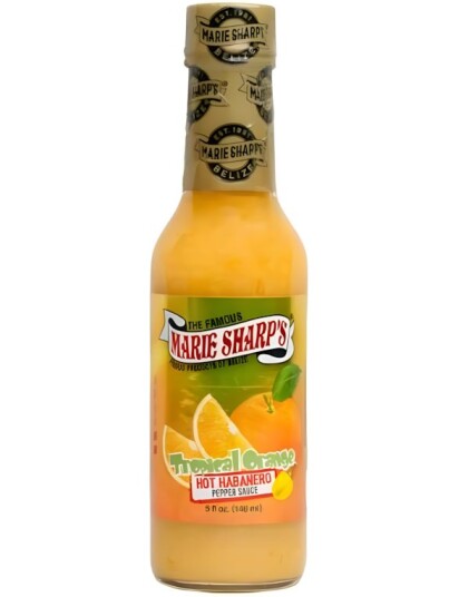 Marie Sharp"s Tropical Orange Hot Habanero Sauce    148 ml Belize
