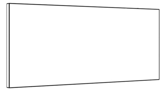 NOREMA HILL REN HVIT FORSTYKKE LUX FOR 60 CM SKAP JPW129726