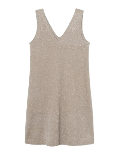 nué notes Ezra Dress Beige S nué notes Ezra Dress Beige S