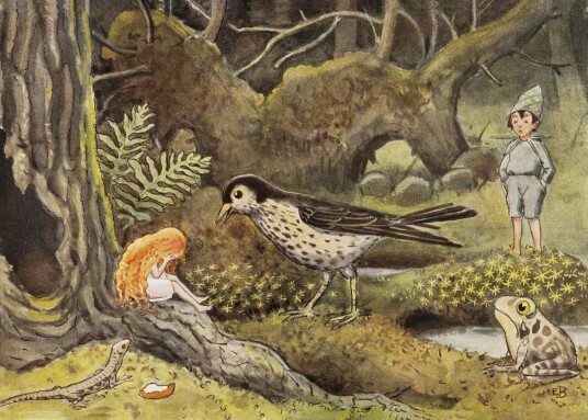 Plakat Elsa Beskow kunstverk Plakat Elsa Beskow kunstverk