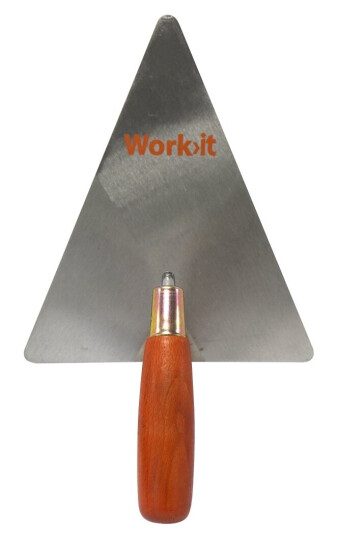 Work It Murerskje 230x200 mm i Karbonstål med Oransje Håndtak