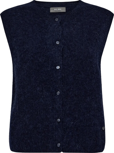 MOS MOSH Mmalmine Thora Knit Vest Navy M