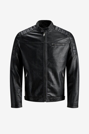 Jack & Jones Bikerjakke jcoRocky Jacket Svart