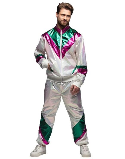 Holografisk Grilldress/Joggedress til Herre X Large