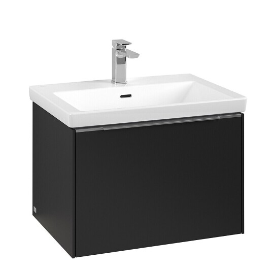 Villeroy & Boch  Subway 3.0 Servantskap m/1 skuff 622x429x478 mm Vulkansort Matt