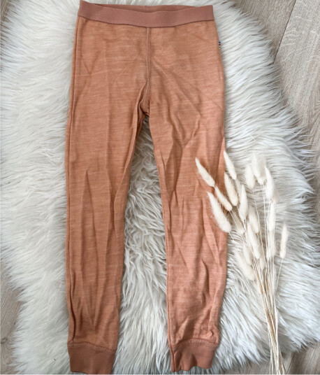 Joha Leggings i ull/bambus "Snow" Peach Joha Leggings i ull/bambus "Snow" Peach