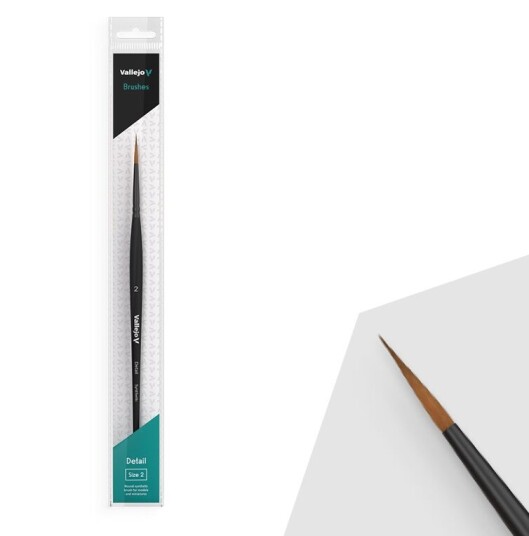 Vallejo Pensel Round Brush Synthetic 2