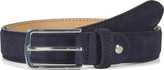 Howard London Suede Leather Belt Jack - Navy - 85 Howard London Suede Leather Belt Jack - Navy - 85