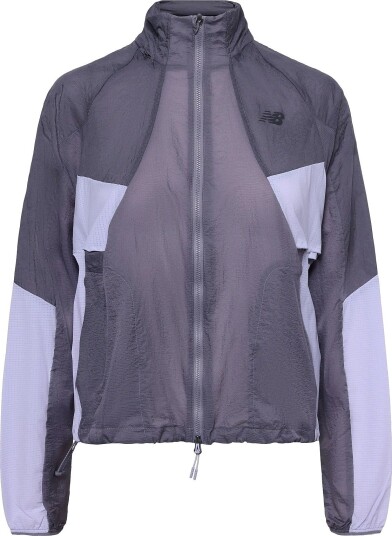 New Balance Reflective Rc Jacket   NEPTUNE GREY   M