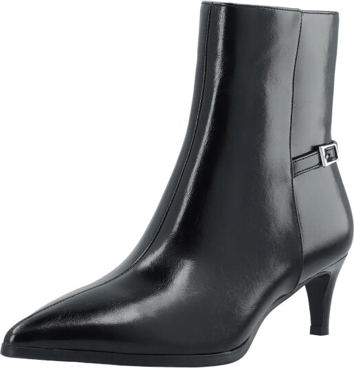 Bianco Biaabbie Buckle Zip Boot Faux Leather   Black   41