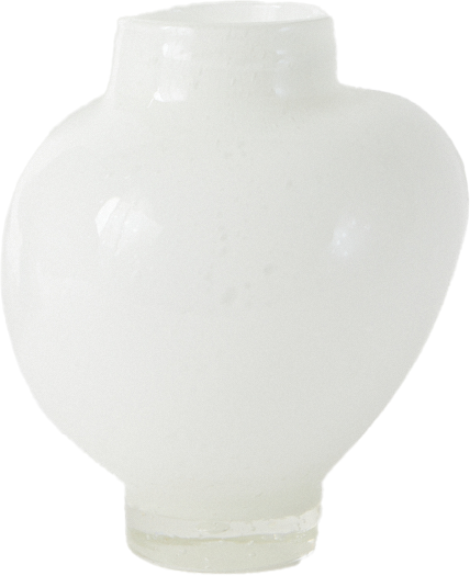 Olsson & Jensen Mila vase liten 19,5 cm Hvit
