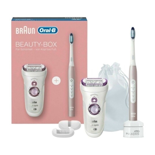 BRAUN ORAL-B BEAUTY BOX EPILATOR + ELEKTRISK TANNBØRSTE BRAUN ORAL-B BEAUTY BOX EPILATOR + ELEKTRISK TANNBØRSTE