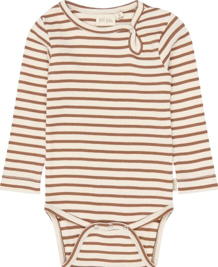 Petit Piao Body I/e PPSky Rawhide Striped Petit Piao 1 år (80) Langermet Body Beige Brun Hvit Petit Piao Body I/e PPSky Rawhide Striped Petit Piao 1 år (80) Langermet Body Beige Brun Hvit
