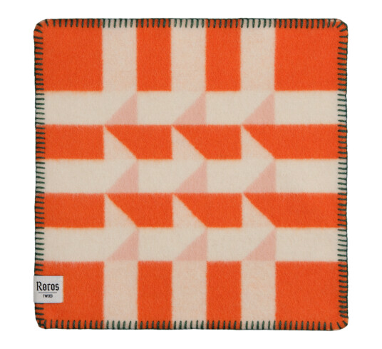 Røros Tweed Kvam sitteunderlag oransje 45x45 cm Røros Tweed Kvam sitteunderlag oransje 45x45 cm