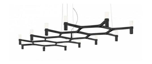 Nemo Crown Plana Major Taklampe Sort