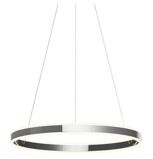 Lucande LED-pendellampe Lyani i krom, dimbar, 60 cm