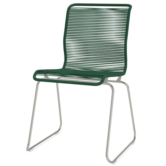 Montana Panton One Spisestol Grønn / Rustfritt Stål Outdoor