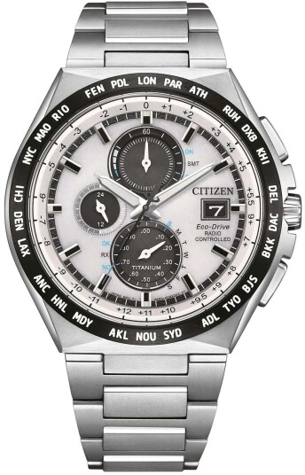 Citizen Herreklokke AT8238 84A Eco Drive Sølvfarget/Titan Ø43.5 mm Citizen Herreklokke AT8238 84A Eco Drive Sølvfarget/Titan Ø43.5 mm