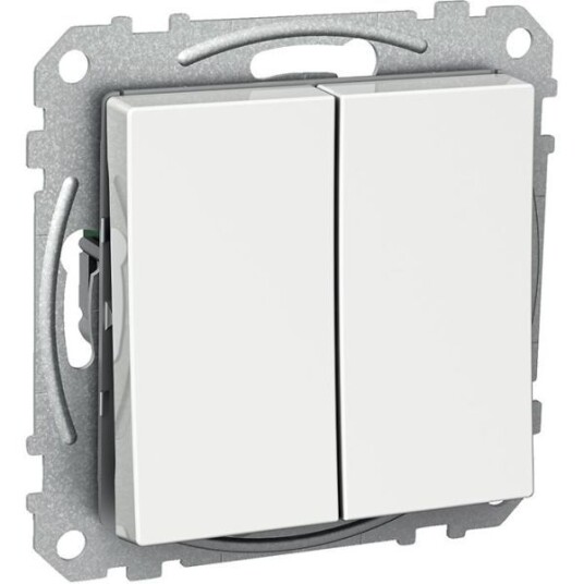 Schneider Electric Exxact WDE002126 Strømbryter firkantet vippe, med klemmer, dobbeltrapp