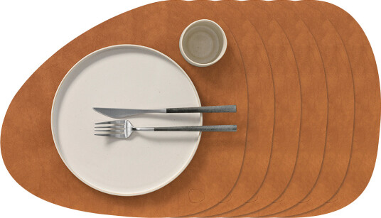 Curve Nupo spisebrikke 37x44 cm 6 for 5 stk nature Curve Nupo spisebrikke 37x44 cm 6 for 5 stk nature